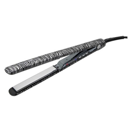 Kit piastra Corioliss C3 + spazzola calda Silver Zebra -Piastre per capelli, arricciacapelli e bigodini -Corioliss