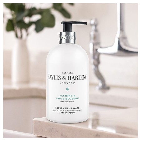 Savon antibactérien pour les mains au jasmin et à la fleur de pommier Baylis & Harding 500 ml -Crème mains et pieds -