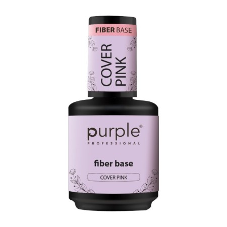 Fiber Base Cover Pink Purple Professional 15ml -Purple Professional