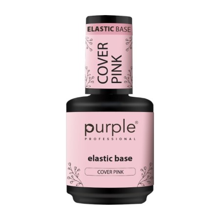 Elastic Base Purple Professional Cover Pink 15 ml -Bases et couches de finition -Purple Professional