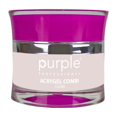Acrygel Purple Professional Combi Clear 50g -Construção e Extensão de Unhas -Purple Professional