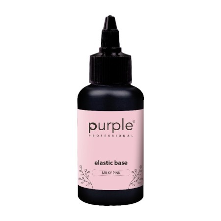 Elastic Base Purple Professional Milky Pink 50 ml -Bases pour ongles -Purple Professional