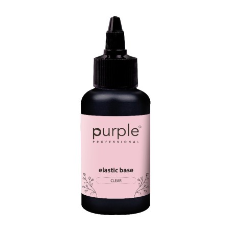 Purple Professional Elastic Base Clear 50ml (envase antiguo) -Bases para uñas -Purple Professional