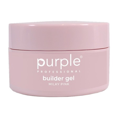 Purple Professional Builder Gel Milky Pink 50 g -Gel y Acrílico -Purple Professional