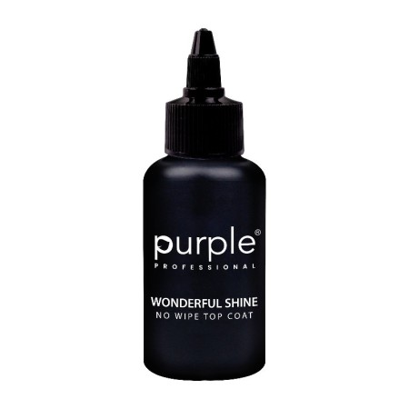 Top Coat Wonderful Shine Purple Professional 50ml -Purple Professional