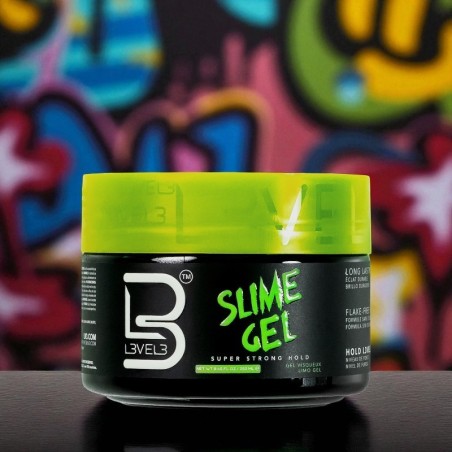 Gomina SLIME GEL 250ml Level3 | Fijación Fuerte y Brillo -Productos de peinado -L3vel3