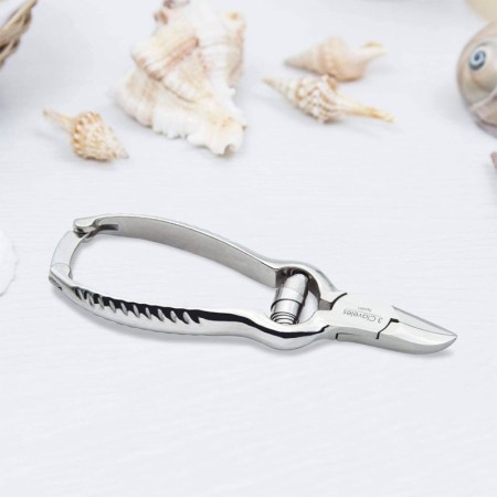 Pince à pédicure 3 Claveles avec ancrage | Acier carbone 14 cm -Accessoires Ustensiles -3 Claveles 2