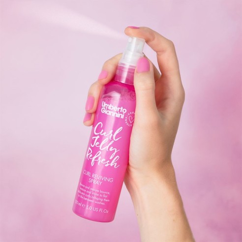 Curl Jelly Refresh 150 ml – Spray refrescante para rizos -Tratamientos para el pelo -Umberto Giannini