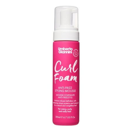 Mousse modelador antifrizz Curl Foam 200 ml -Espumas -Umberto Giannini