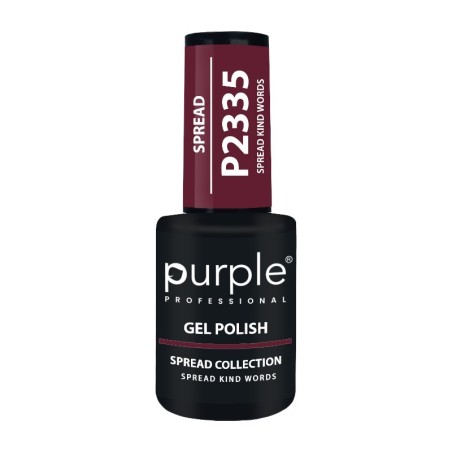 Esmalte em gel P2335 Espalhe palavras gentis -Esmalte semipermanente -Purple Professional