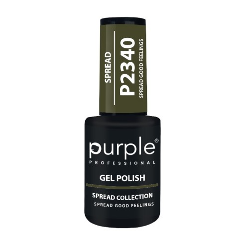Smalto Gel Purple Professional viola P2340 Spread sensazioni positive -Smalto semipermanente -Purple Professional