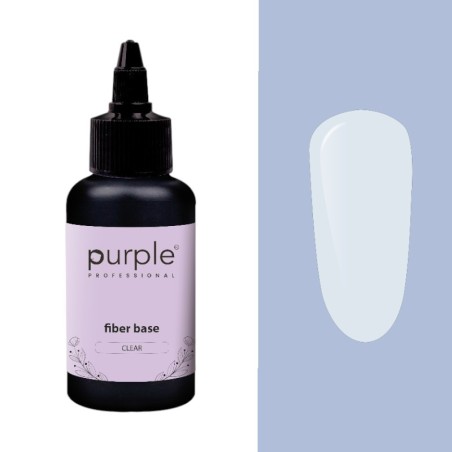 Fiber Base Clear Purple Professional 50ml -Grund- und Decklacke -Purple Professional