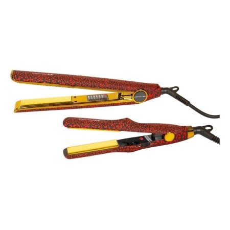Kit Corioliss Plancha C1 + C-TRIP Red Leopard -Planchas para el pelo, Tenacillas y Rizadores -Corioliss