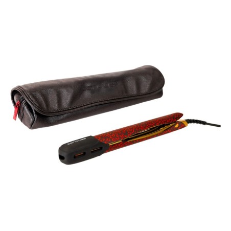 Kit Corioliss Plancha C5 + Secador Wind Red Leopard -Planchas para el pelo, Tenacillas y Rizadores -Corioliss