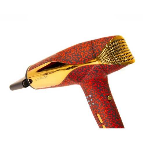 Kit piastra Corioliss C5 + asciugacapelli Wind Red Leopard -Piastre per capelli, arricciacapelli e bigodini -Corioliss