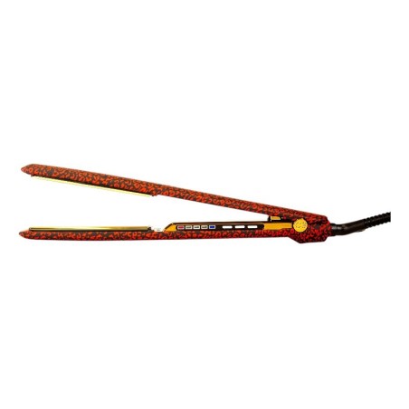 Kit Corioliss Plancha C3 + Cepillo Hot Brush Red Leopard -Planchas para el pelo, Tenacillas y Rizadores -Corioliss