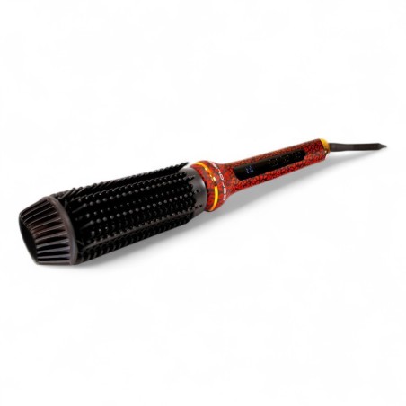 Kit Corioliss Plancha C3 + Cepillo Hot Brush Red Leopard -Planchas para el pelo, Tenacillas y Rizadores -Corioliss