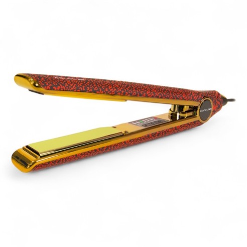 Kit Corioliss Plancha C1 + C-TRIP Red Leopard -Planchas para el pelo, Tenacillas y Rizadores -Corioliss