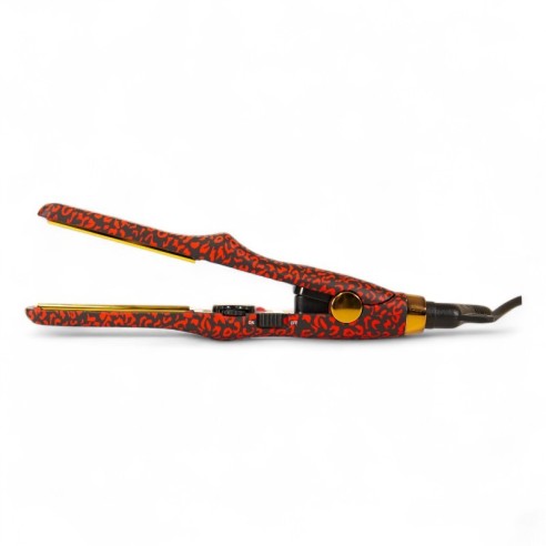 Kit ferro Corioliss C1 + C-TRIP Red Leopard -Piastre per capelli, arricciacapelli e bigodini -Corioliss