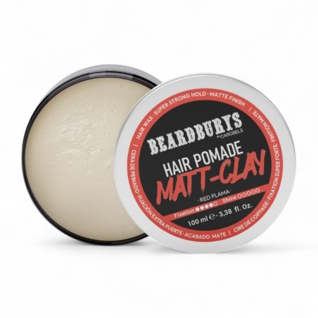 Beardburys Cera Matt Clay 100ml -Beardburys