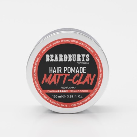 Beardburys Cera Matt Clay 100ml -Beardburys