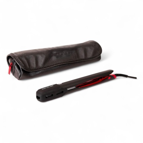 Kit Alisador Corioliss C5 + Secador Wind Preto Vermelho -Alisadores, pinças e rolos de cabelo -Corioliss