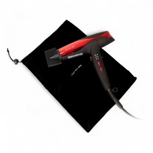 Kit Alisador Corioliss C5 + Secador Wind Preto Vermelho -Alisadores, pinças e rolos de cabelo -Corioliss