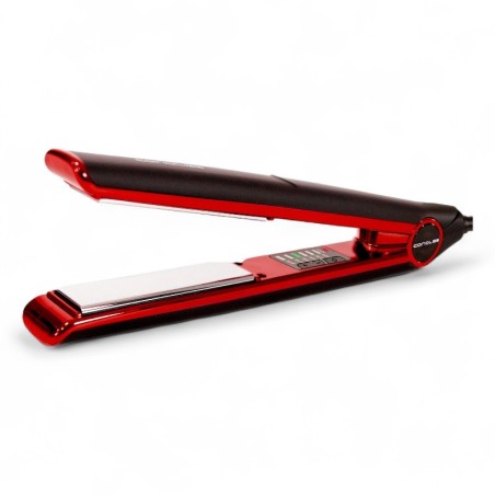 Kit ferro Corioliss C1 + C-TRIP Nero Rosso -Piastre per capelli, arricciacapelli e bigodini -Corioliss