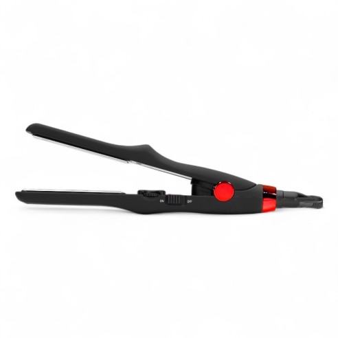 Kit ferro Corioliss C1 + C-TRIP Nero Rosso -Piastre per capelli, arricciacapelli e bigodini -Corioliss