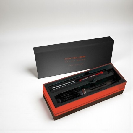Corioliss C3 Iron Kit + Hot Brush Black Red -Hair Straighteners, Tweezers and Curlers -Corioliss 2