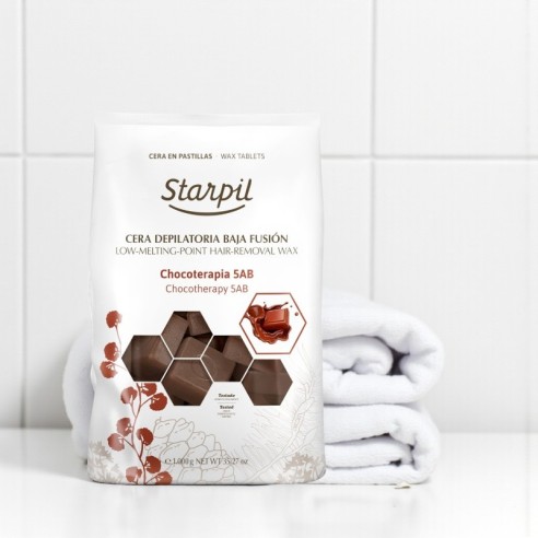 Starpil 5AB Low Melt Hot Wax Chocotherapy 1Kg -Waxing -Starpil