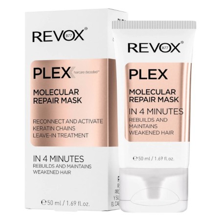 Masque réparateur moléculaire Revox Plex 50 ml -Soins capillaires -Revox B77