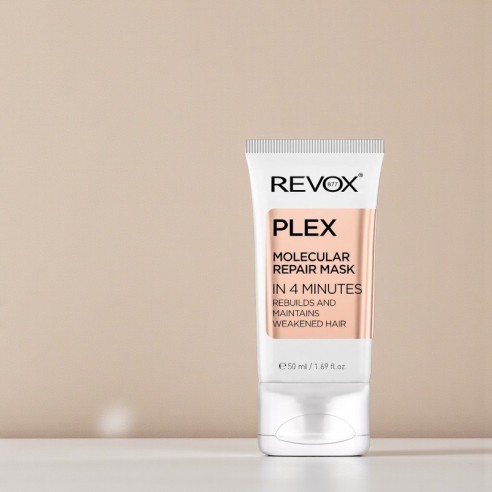 Máscara de Reparação Molecular Revox Plex 50 ml -Tratamentos capilares -Revox B77