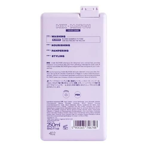 Shampoing Hairmate Blonde 250 ml -Shampooings -Hairmate
