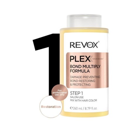Revox Plex N.1 Formule Multiplicatrice de Liaisons 260 ml -Soins capillaires -Revox B77 2