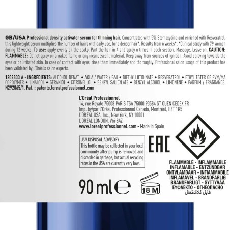 Siero per capelli densi Serioxyl L'Oreal 90ml -L'Oreal