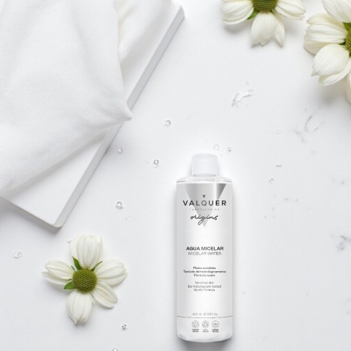 Agua micelar para pieles sensibles 400ml -Cleansers and toners -Valquer