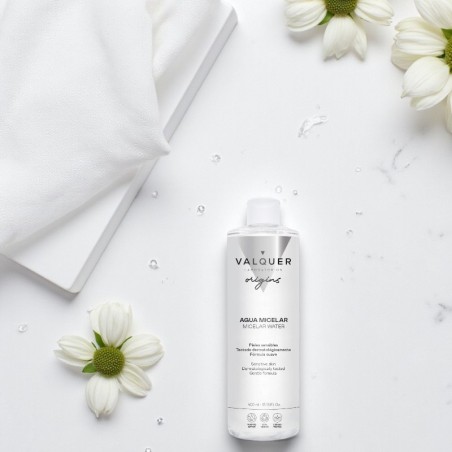 Agua micelar para pieles sensibles 400ml -Cleansers and toners -Valquer
