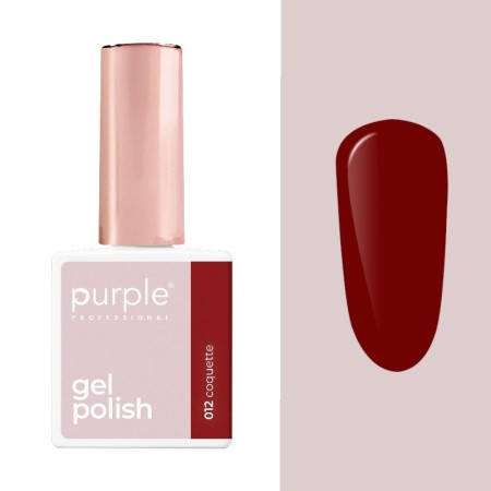 Coquette Gel Nagellack P.012 -Semipermanenter Emaille -Purple Professional 2