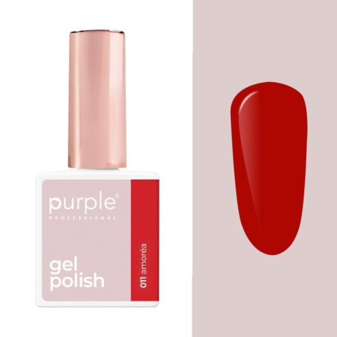 Amoréa Gel-Nagellack P.011 -Semipermanenter Emaille -Purple Professional