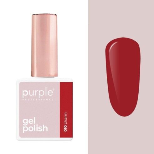 Gel-Nagellack P.010 Charm -Semipermanenter Emaille -Purple Professional