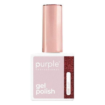 Smalto Gel P.008 Lush Glitter -Smalto semipermanente -Purple Professional