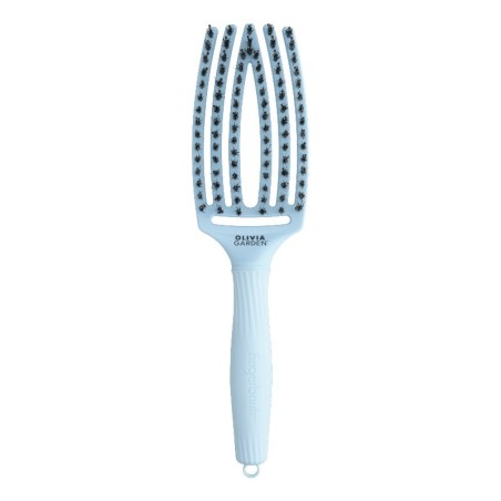 Cepillo Olivia Garden Fingerbrush Boar & Nylon Pastel Blue -Cepillos -Olivia Garden