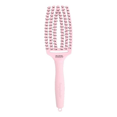 Fingerbrush Olivia Garden à double épingle rose pastel -Brosses -Olivia Garden