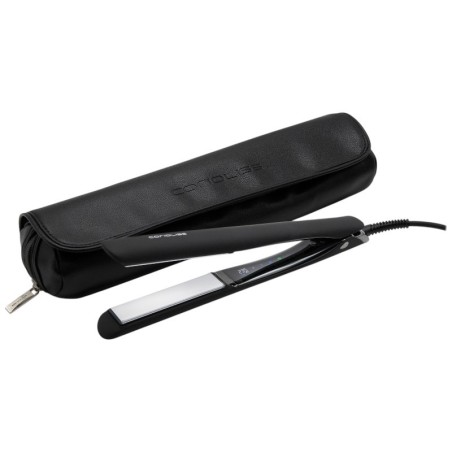 Corioliss Kit C5 Straightener + Apolo Black Chrome Soft Brush -Hair Straighteners, Tweezers and Curlers -Corioliss