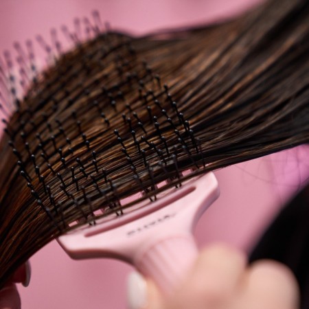 Cepillo Olivia Garden Fingerbrush Double Pin Pastel Pink -Cepillos -Olivia Garden 2