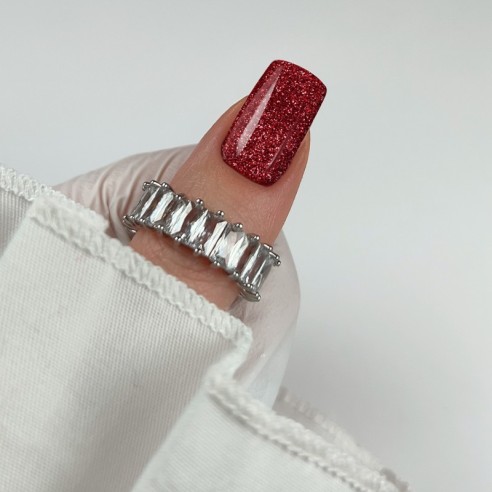 Gel-Nagellack P.008 Lush Glitter -Semipermanenter Emaille -Purple Professional