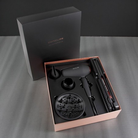 Corioliss C3 Iron Kit + Kompactissimo Black Copper Soft Dryer -Hair dryers -Corioliss