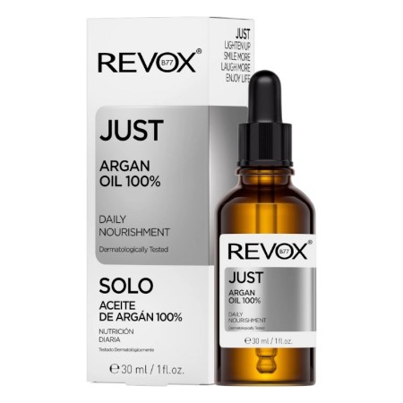 Huile d'argan 100 % pure REVOX pour le visage et le cou 30 ml -Crèmes et sérums -Revox B77