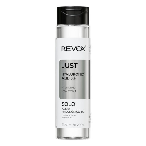 REVOX Detergente Viso Idratante con Acido Ialuronico al 3% 250 ml -Lim e tonici -Revox B77
